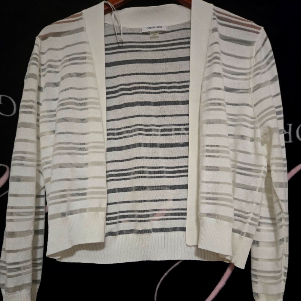 Calvin Klien Cover Top Shear White